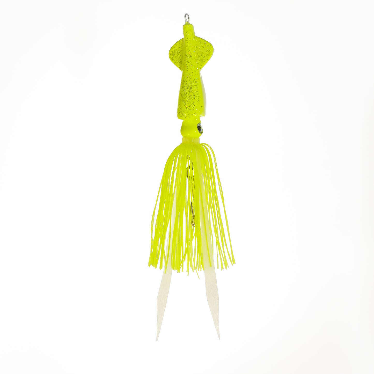 Squid Jig - Chartreuse/White - 2 Oz