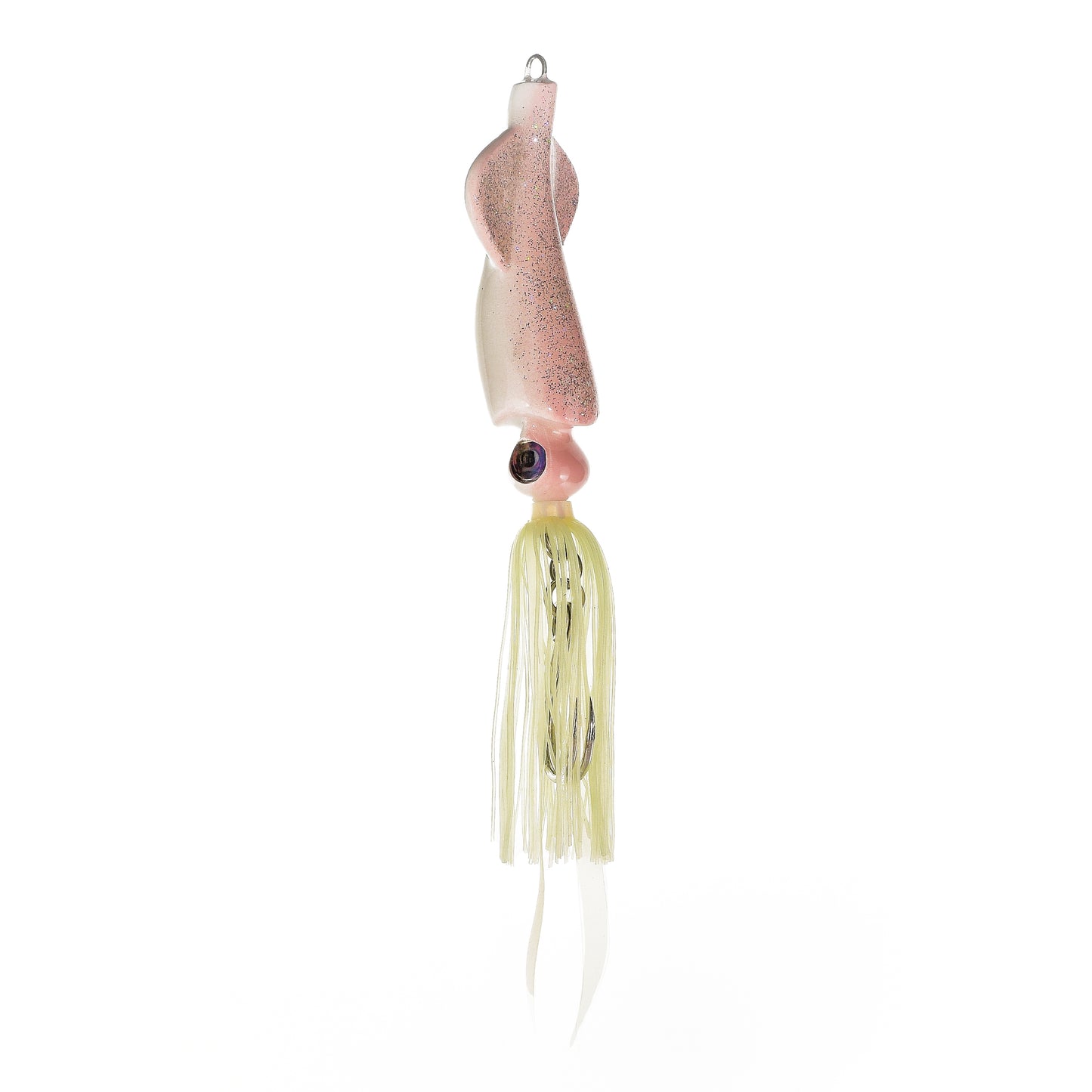 Squid Jig - Dull Pink/White - 2 Oz