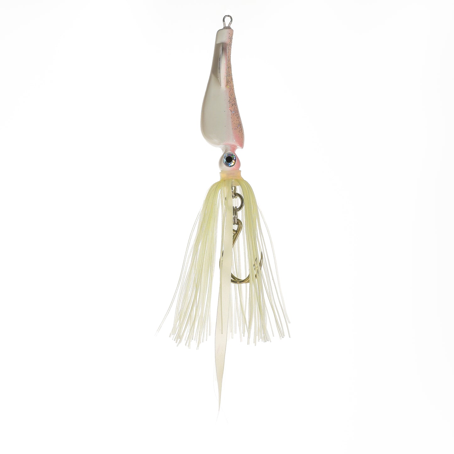 Squid Jig - Dull Pink/White - 2 Oz