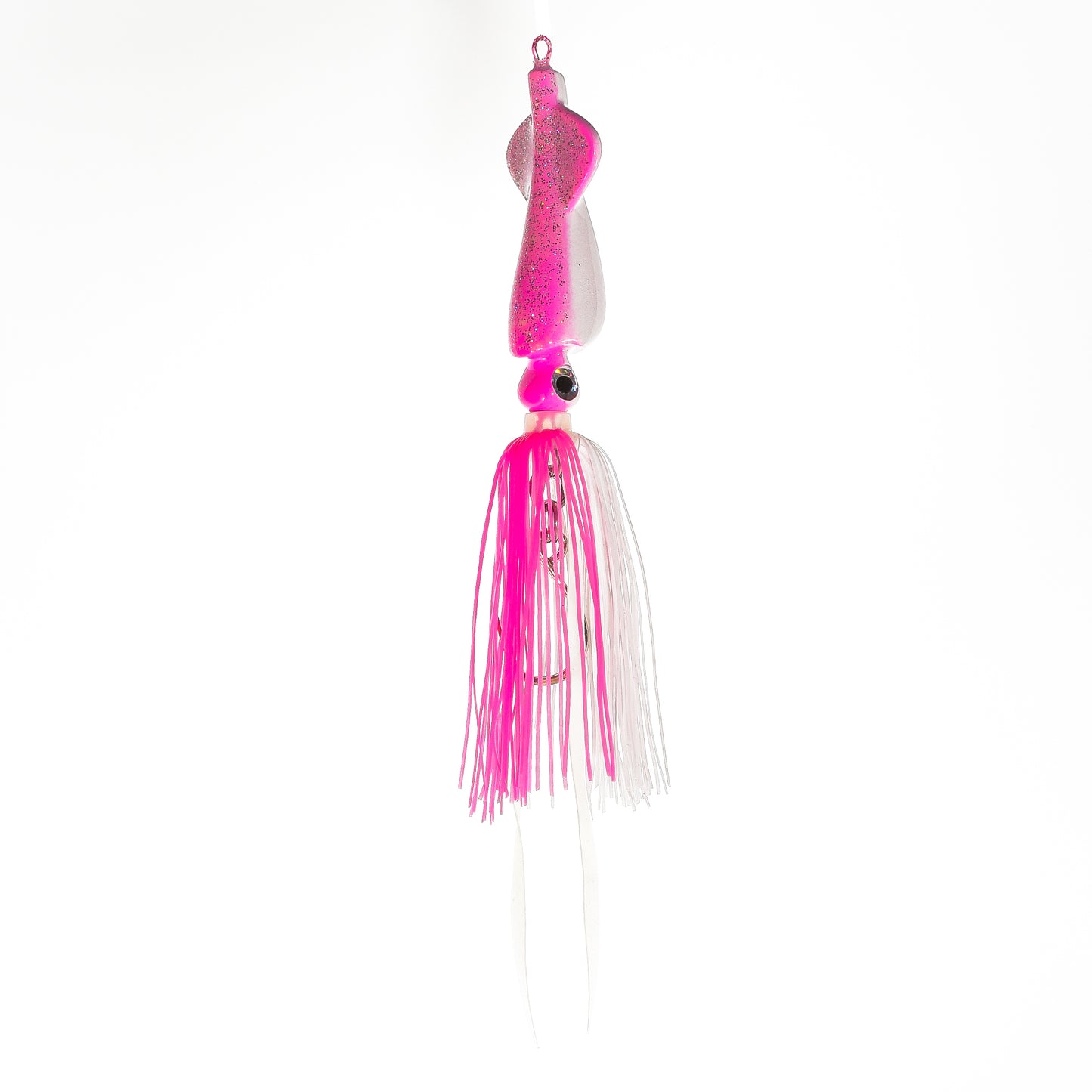 Squid Jig - Electric Pink/White - 2 Oz
