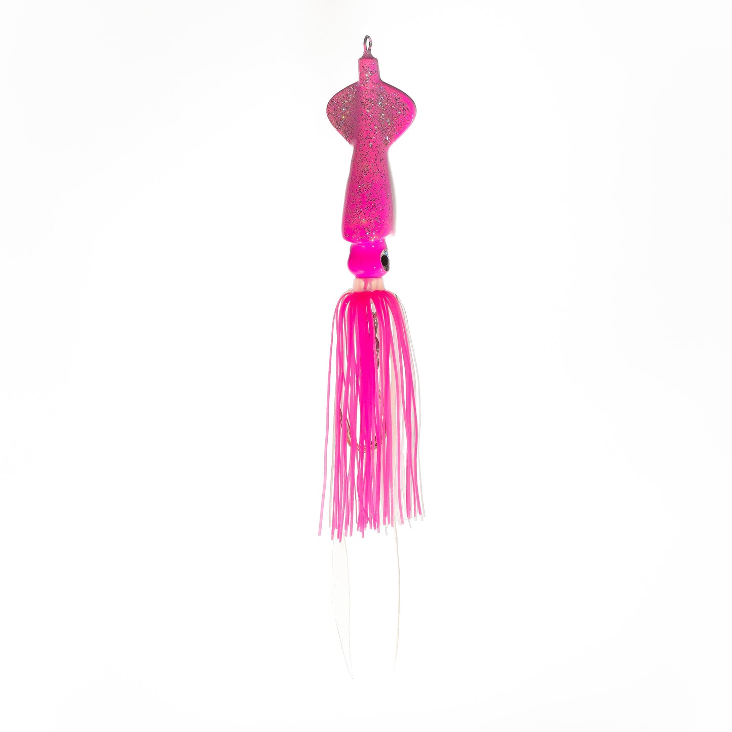 Squid Jig - Electric Pink/White - 2 Oz