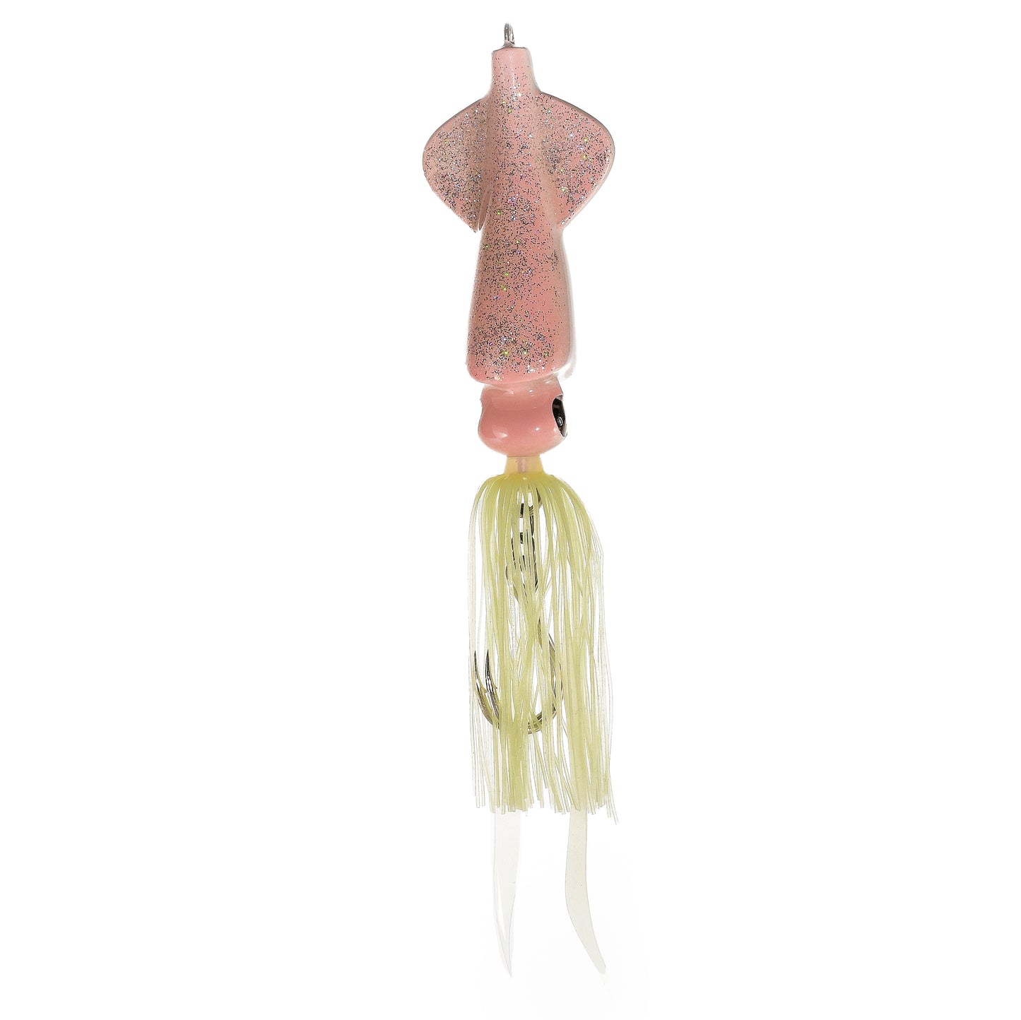 Squid Jig - Dull Pink/White - 6 Oz