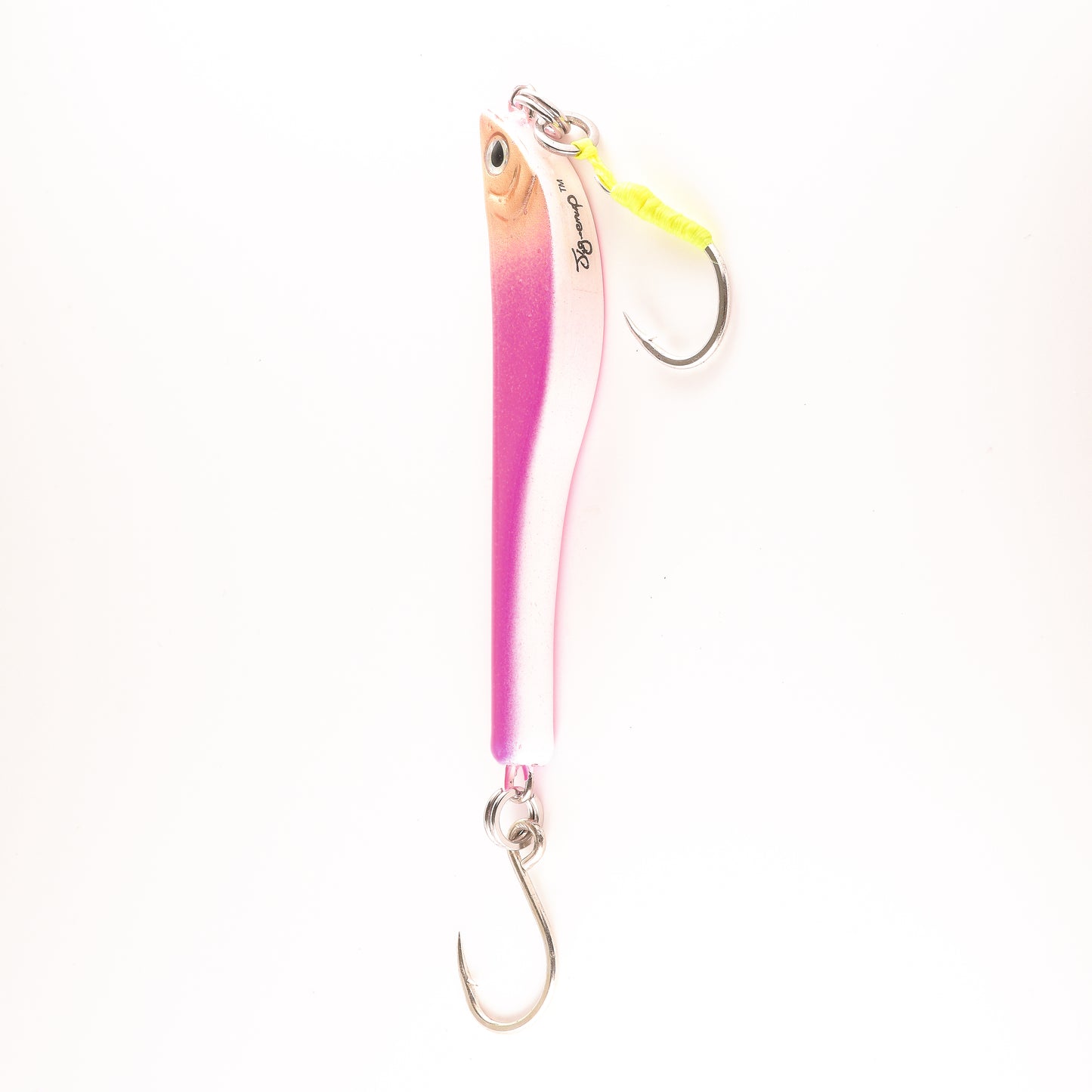 Fish Jig - Pink/Gold & White - 2 Oz