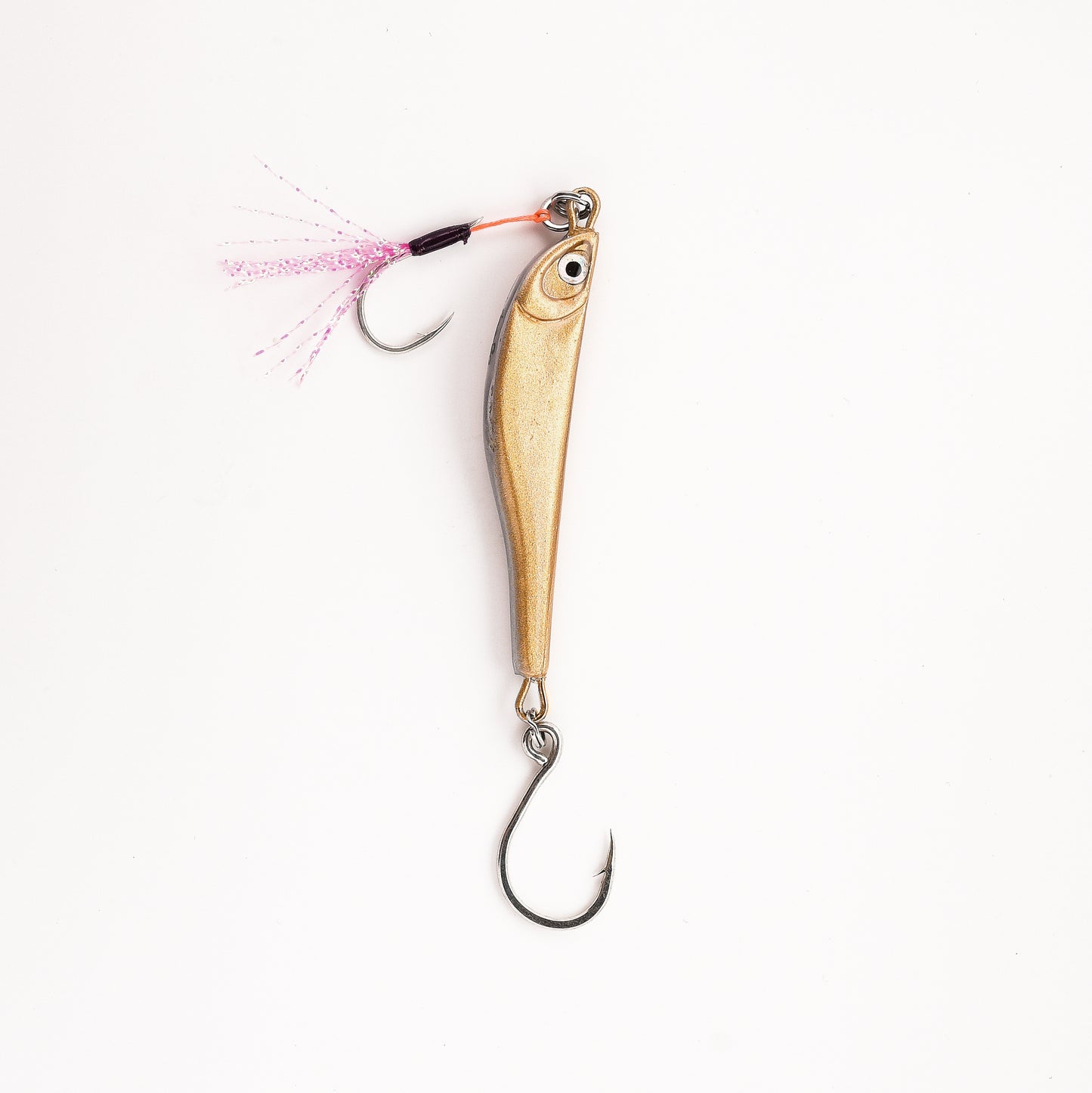 Fish Jig - Gold & Silver - 3/4 Oz