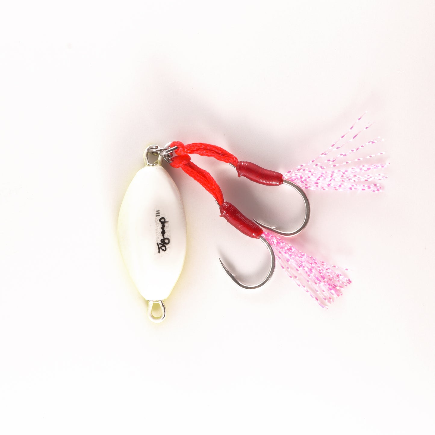 Oval Jig - Chartreuse/Black & White - 3/4 Oz