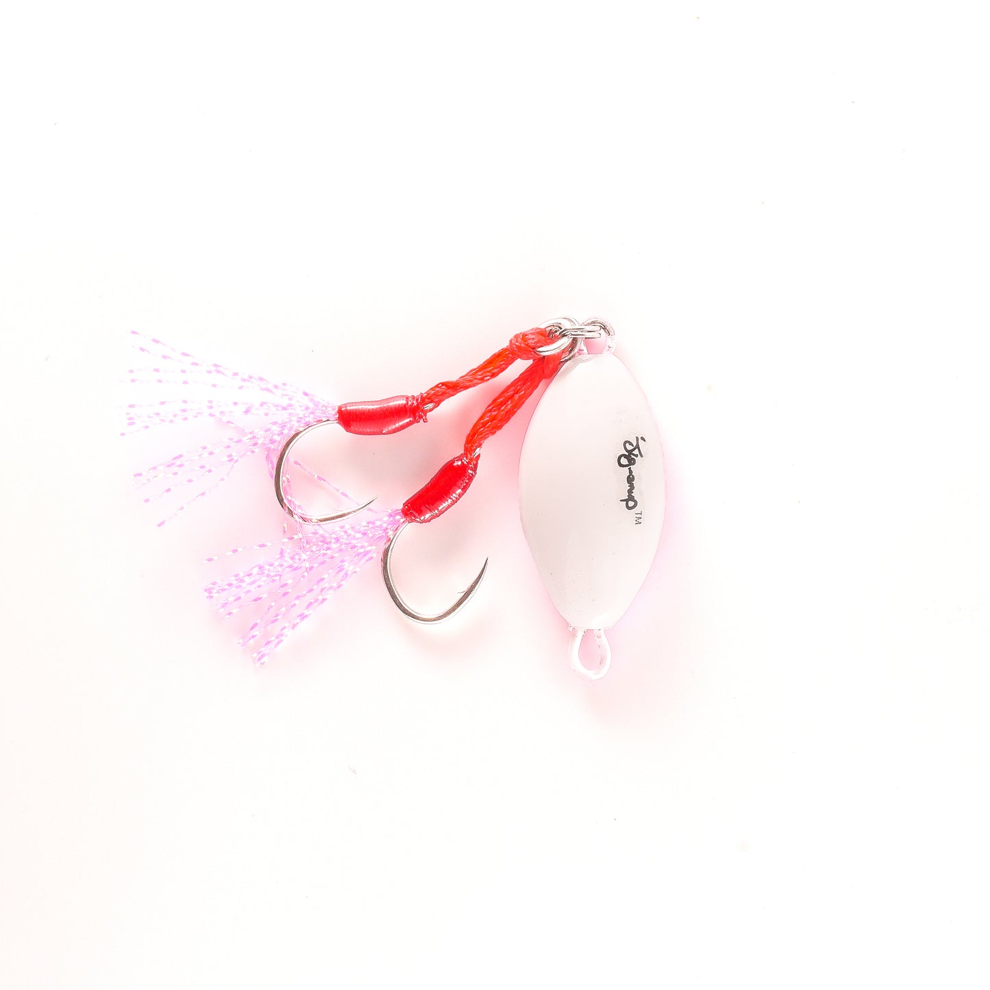 Oval Jig - Pink/Gold & White - 3/4 Oz