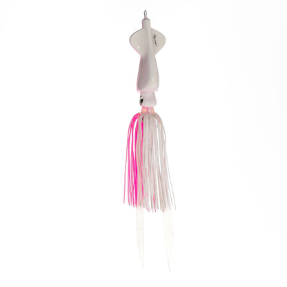 Squid Jig - Electric Pink/White - 3 Oz