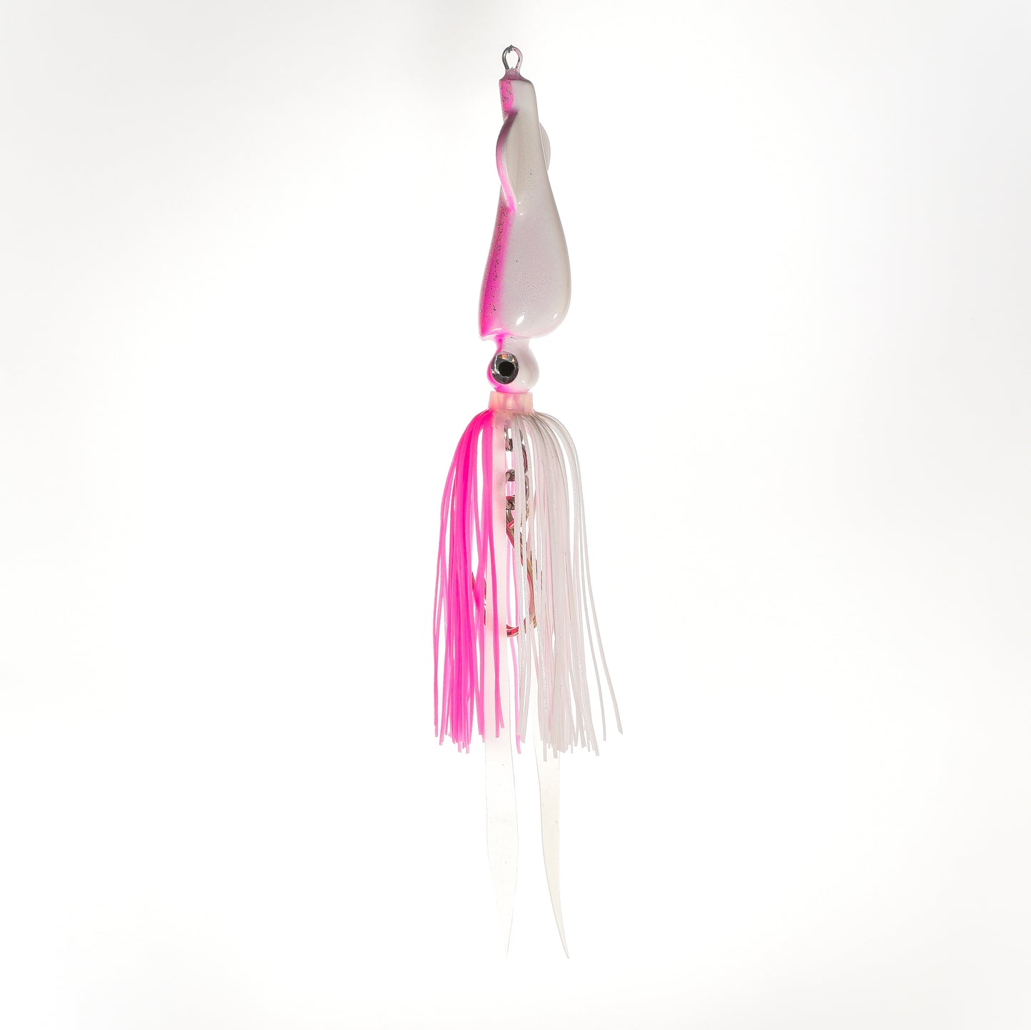 Squid Jig - Electric Pink/White - 3 Oz